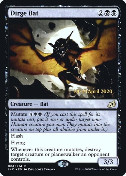 Dirge Bat, Prerelease Cards 84