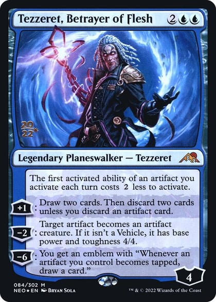 Tezzeret, Betrayer of Flesh, Prerelease Cards 84