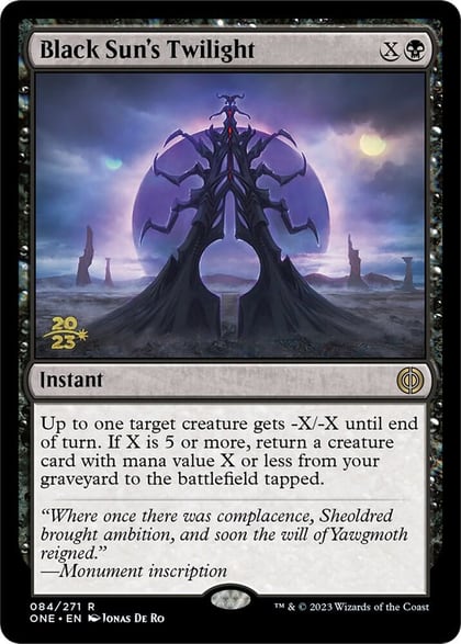 Black Sun's Twilight, Prerelease Cards 84