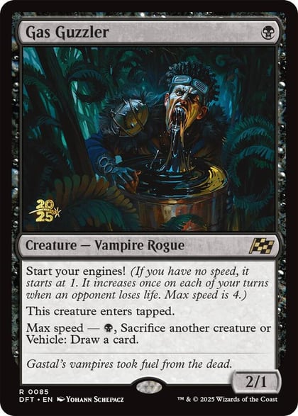 Gas Guzzler, Prerelease Cards 85
