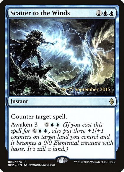 Scatter to the Winds, Prerelease Cards 85