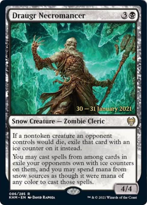 Draugr Necromancer, Prerelease Cards 86