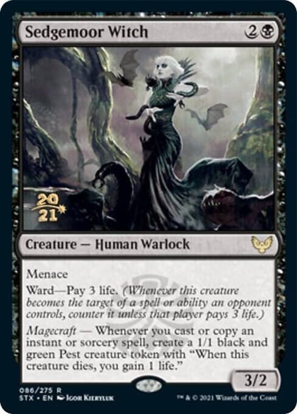 Sedgemoor Witch, Prerelease Cards 86