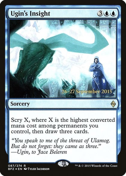Ugin's Insight, Prerelease Cards 87