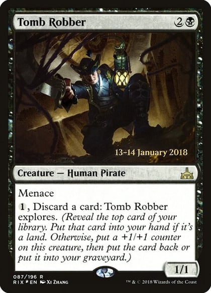Tomb Robber, Prerelease Cards 87