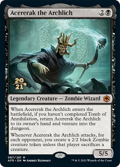 Acererak the Archlich, Prerelease Cards 87