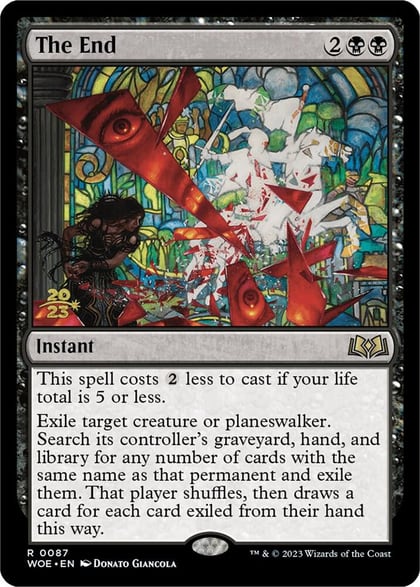 The End, Prerelease Cards 87