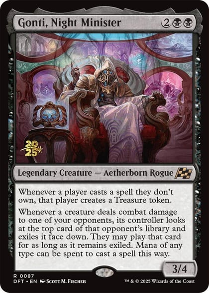 Gonti, Night Minister, Prerelease Cards 87