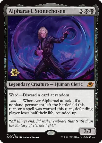 Alpharael, Stonechosen, Prerelease Cards 87