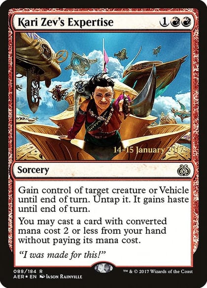 Kari Zev's Expertise, Prerelease Cards 88