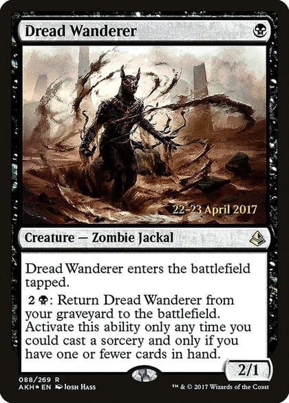 Dread Wanderer, Prerelease Cards 88