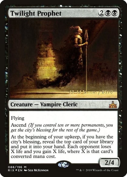 Twilight Prophet, Prerelease Cards 88