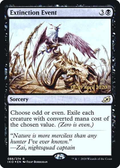 Extinction Event, Prerelease Cards 88