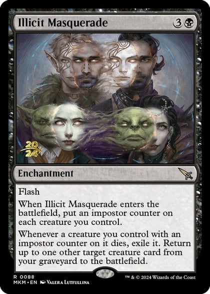 Illicit Masquerade, Prerelease Cards 88