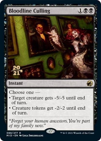 Bloodline Culling, Prerelease Cards 89