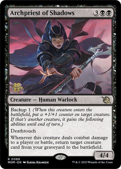 Archpriest of Shadows, Prerelease Cards 89