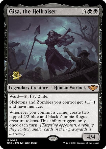Gisa, the Hellraiser, Prerelease Cards 89
