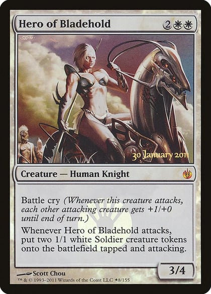 Hero of Bladehold, Prerelease Cards 8
