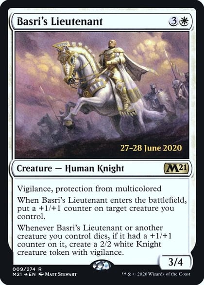 Basri's Lieutenant, Prerelease Cards 9
