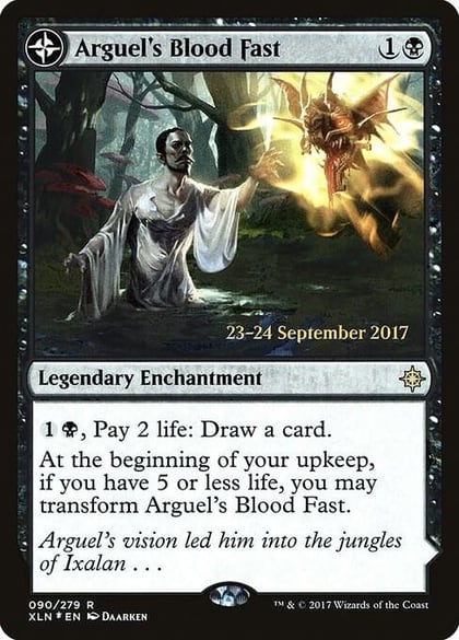 Arguel's Blood Fast, Prerelease Cards 90