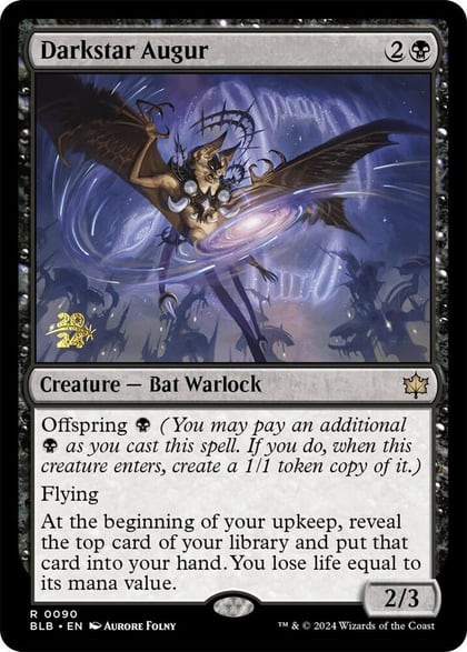 Darkstar Augur, Prerelease Cards 90