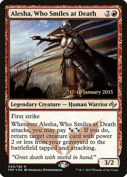 Alesha, Who Smiles at Death, Prerelease Cards 90