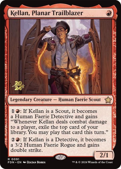 Kellan, Planar Trailblazer, Prerelease Cards 91