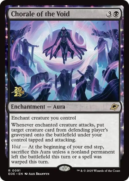 Chorale of the Void, Prerelease Cards 91