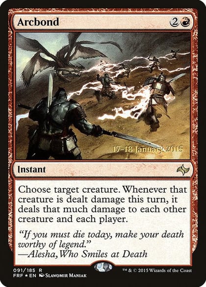 Arcbond, Prerelease Cards 91