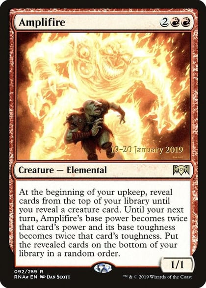 Amplifire, Prerelease Cards 92