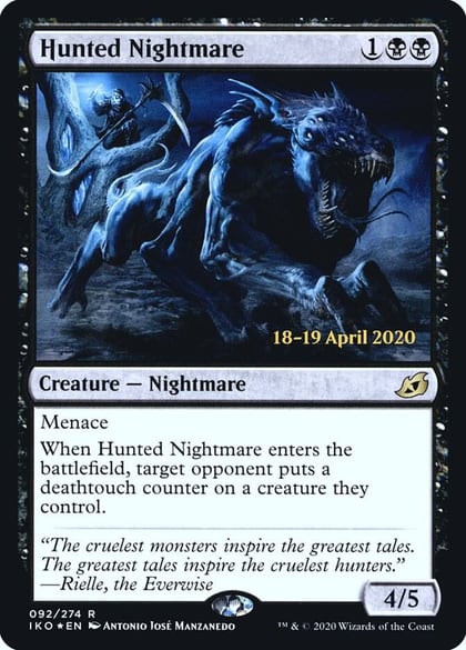 Hunted Nightmare, Prerelease Cards 92
