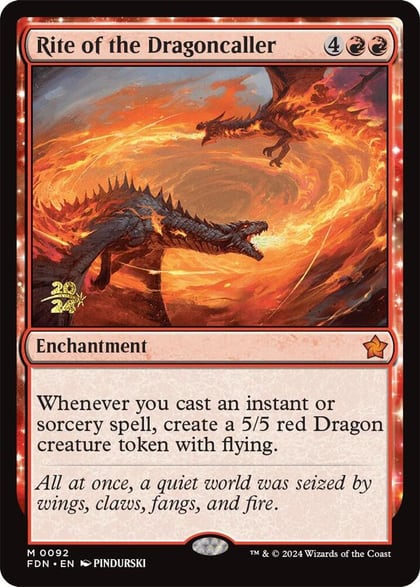 Rite of the Dragoncaller, Prerelease Cards 92