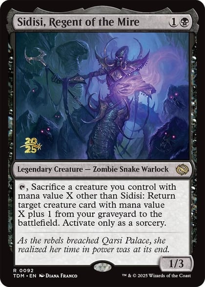 Sidisi, Regent of the Mire, Prerelease Cards 92