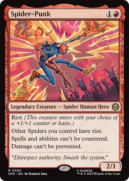 Spider-Punk, Prerelease Cards 92