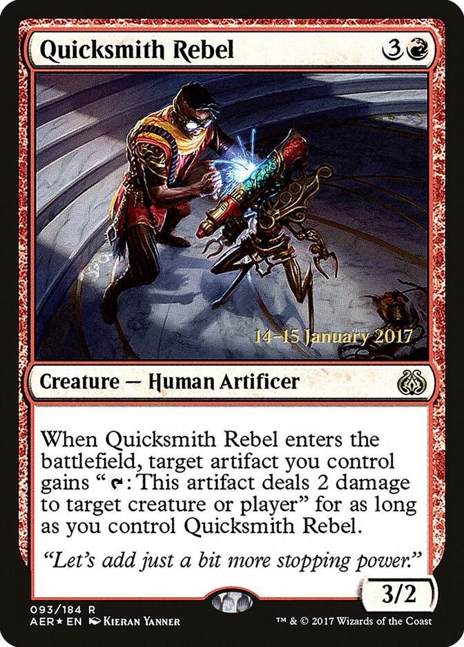 Quicksmith Rebel, Prerelease Cards 93