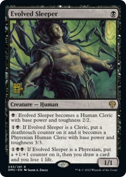 Evolved Sleeper, Prerelease Cards 93