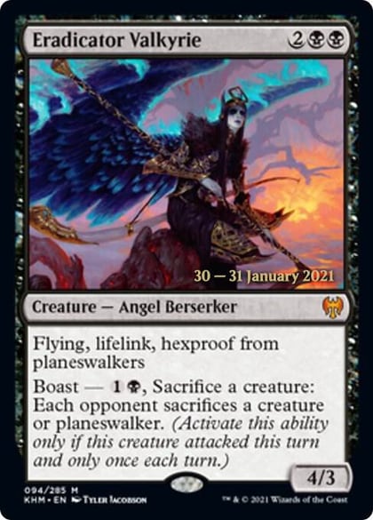 Eradicator Valkyrie, Prerelease Cards 94