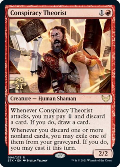 Conspiracy Theorist, Prerelease Cards 94