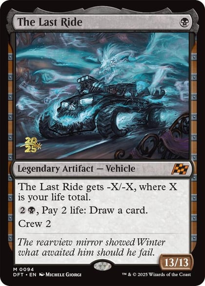 The Last Ride, Prerelease Cards 94