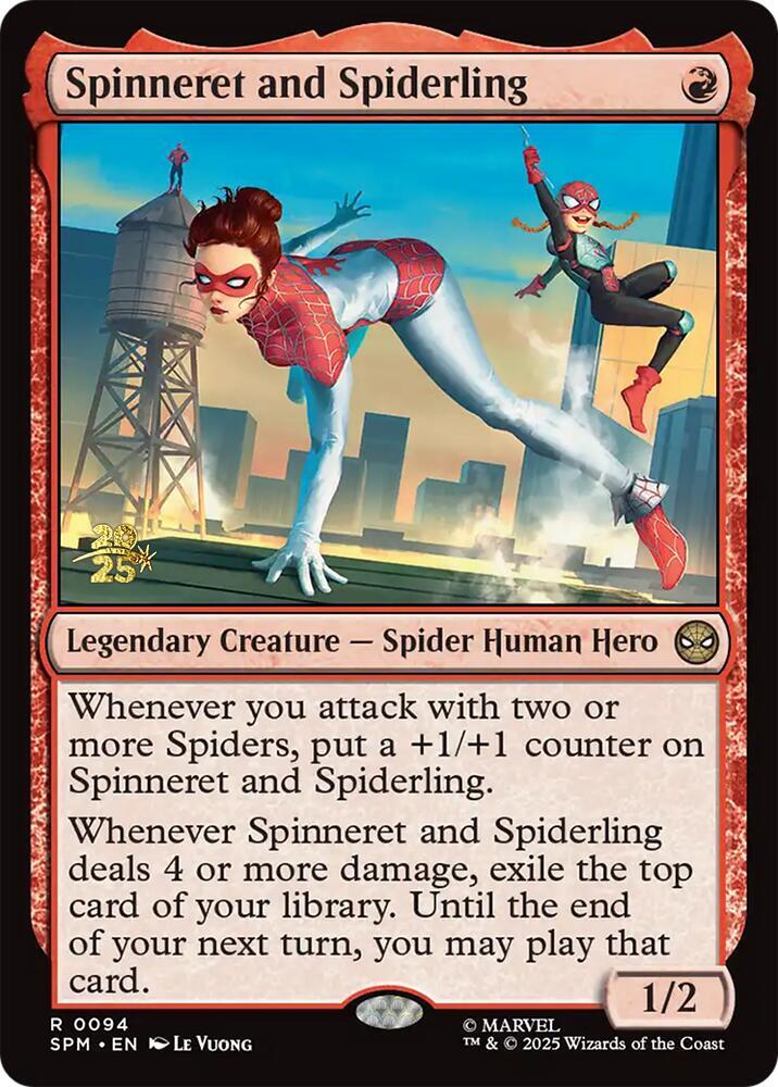 Spinneret and Spiderling, Prerelease Cards 94