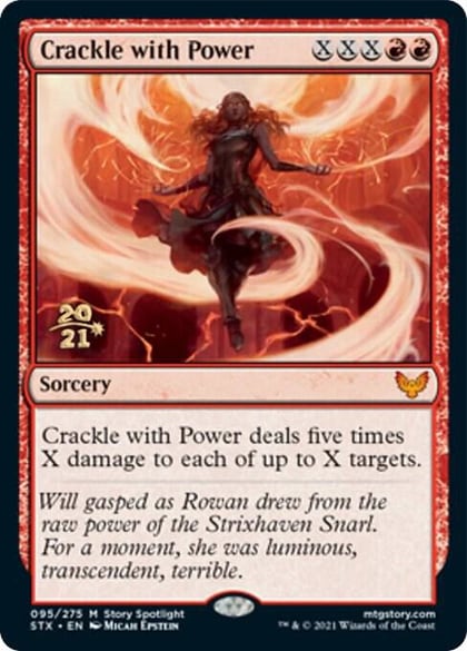 Crackle with Power, Prerelease Cards 95