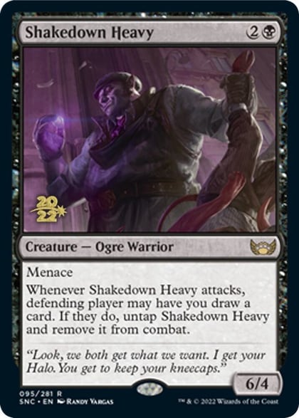Shakedown Heavy, Prerelease Cards 95