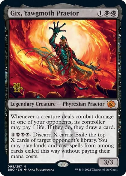 Gix, Yawgmoth Praetor, Prerelease Cards 95