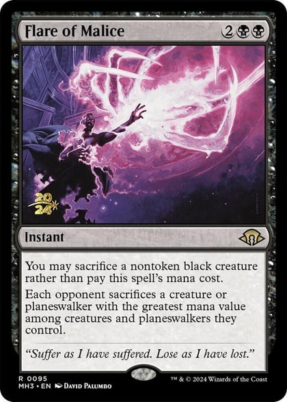 Flare of Malice, Prerelease Cards 95
