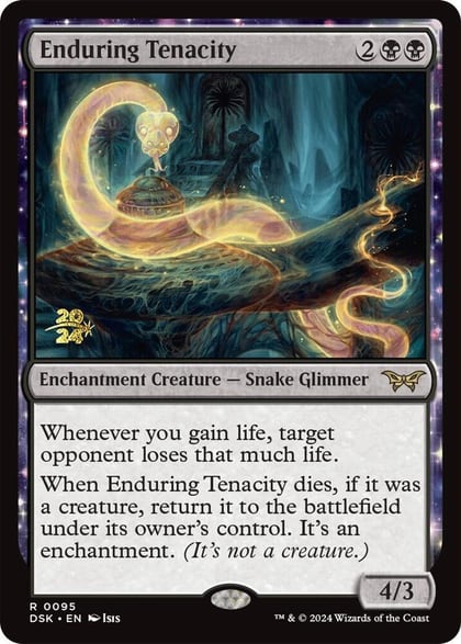 Enduring Tenacity, Prerelease Cards 95