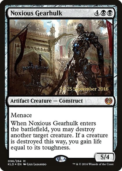 Noxious Gearhulk, Prerelease Cards 96