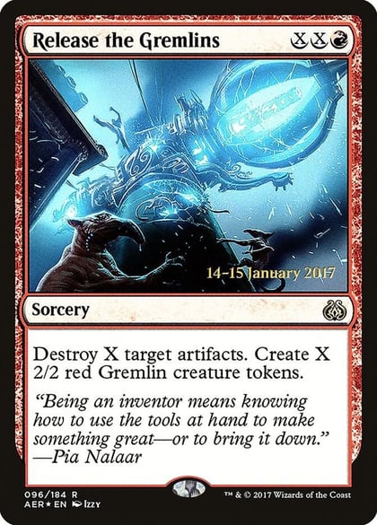 Release the Gremlins, Prerelease Cards 96