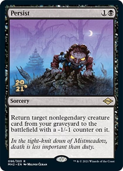 Persist, Prerelease Cards 96
