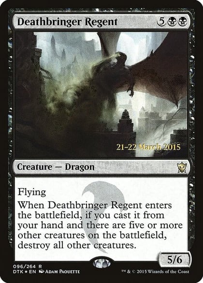 Deathbringer Regent, Prerelease Cards 96