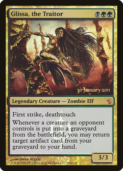 Glissa, the Traitor, Prerelease Cards 96